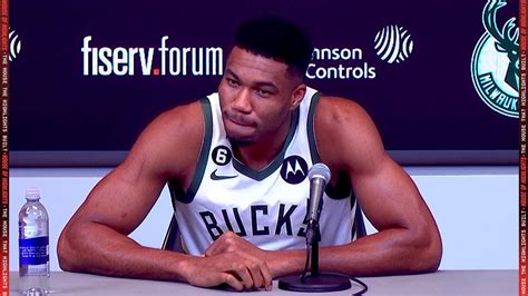 Giannis Antetokounmpo Full Interview 2022 Nba Media Day Youtube