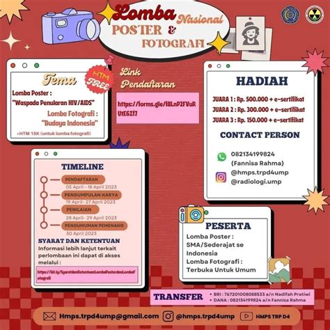 Sukses Himpunan Mahasiswa TRP D4 Gelar Lomba Poster Dan Fotografi