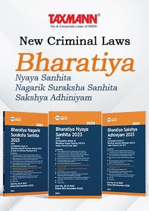 New Criminal Laws Bns Bsa Bnss Bharatiya Nyaya Sanhita