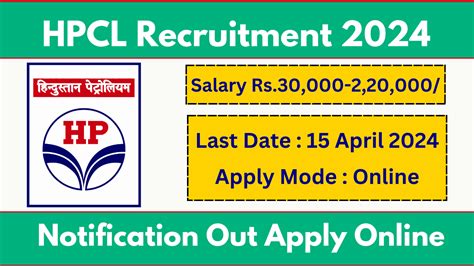 HPCL Recruitment 2024 Notification And Apply Online Form