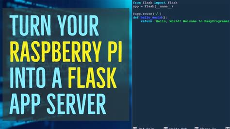 How To Turn Your Raspberry Pi Into A Flask App Server YouTube