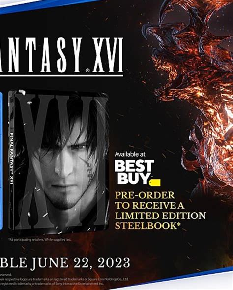 All Na Ffxvi Physical Pre Order Promotions So Far R Ffxvi