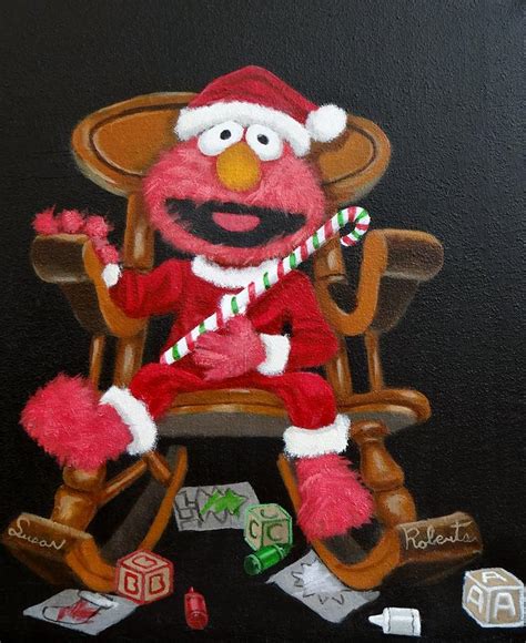 Elmo Painting by Susan Roberts