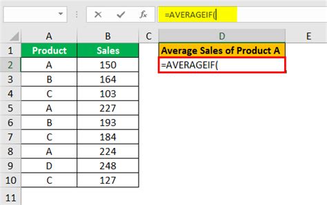 Averageif In Excel Meaning How To Use With Examples