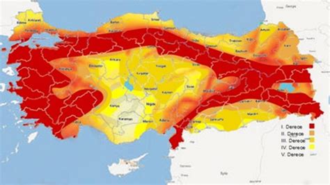 Türkiyenin deprem haritası güncelleniyor Ekonomim