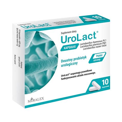 Urolact Doustny Probiotyk Urologiczny Kapsu Ki Szt Ulotka