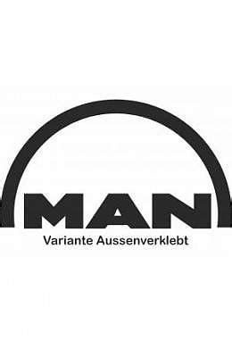 Aufkleber MAN Logo ohne Löwe MAN Truckerland GmbH