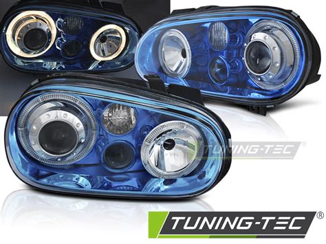 Upgrade Color Design Angel Eyes Scheinwerfer für VW Golf 4 97 03