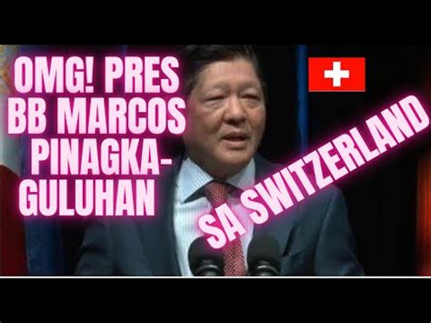 Pbbm Meets The Filipino Community In Switzerland Pinoy Swiss Visit