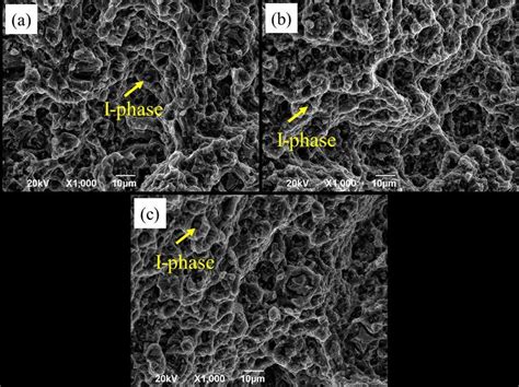 Sem Fractographs Of Tensile Fracture Surfaces Of The As Extruded