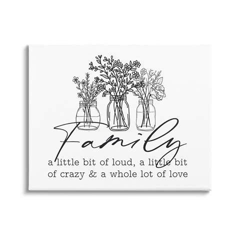 Stupell Industries Heartwarming Family by Lettered and Lined - Wrapped