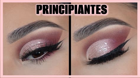 Sombras Rosas Con Delineador PASO A PASO YouTube