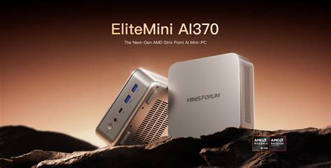 Minisforum EliteMini Ai370 Launched Powered By AMD Ryzen AI 9 HX 370