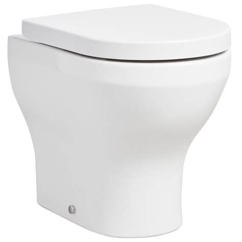 Tavistock Micra Evo 490mm White Back To Wall Rimless WC Pan