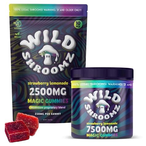 Wild Shroomz Delta 9 Thc Lion S Mane Mushroom Gummies The Calm Leaf