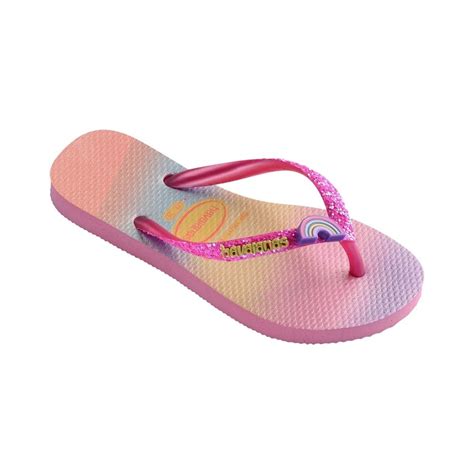 Havaiana Slim Glitter Shine Rosa Montella