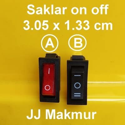 Jual Saklar Manual On Off Atau On Off On Kaki Switch Push Button