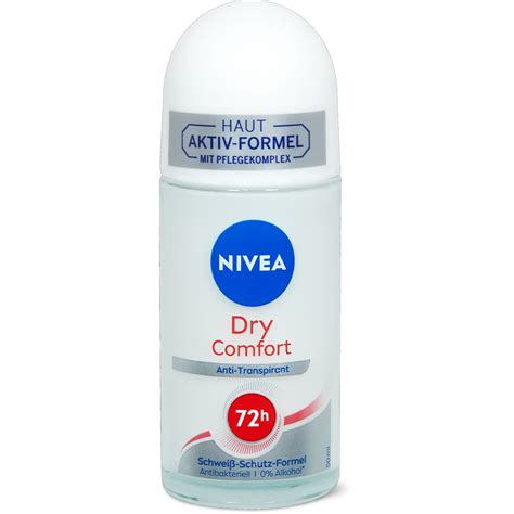 Nivea Dry Comfort Deodorant Roll On 72h 0 Alkohol Migros