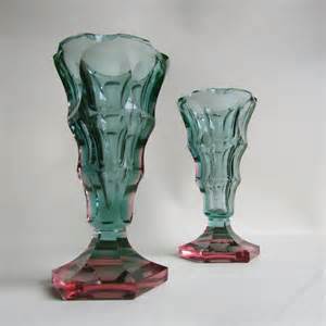 Antiques Atlas Art Deco Cut Glass Vases By Alfred Stossel