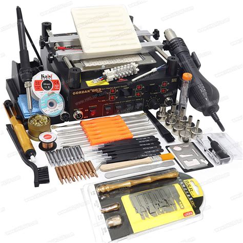 GORDAK Full BGA Rework Solder Hot Air Gun Soldering Iron