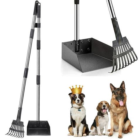 Dog Pooper Scooper Telescopic Pooper Scooper With Adjustable Long