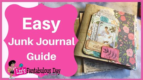 How To Make Junk Journal Signatures Constructing Pages Youtube