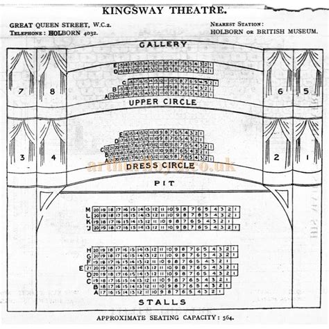 West End Theatre Seating Plans For 1930