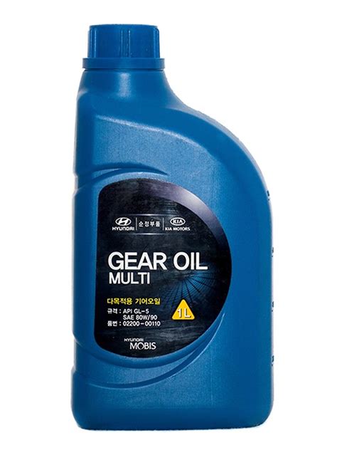 Трансмиссионное масло HYUNDAI Gear Oil Multi SAE 80W-90 GL-5 (20л ...