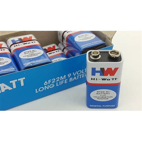 Jual Baterai Kotak V Battery Volt Hw Hi Watt Shopee Indonesia