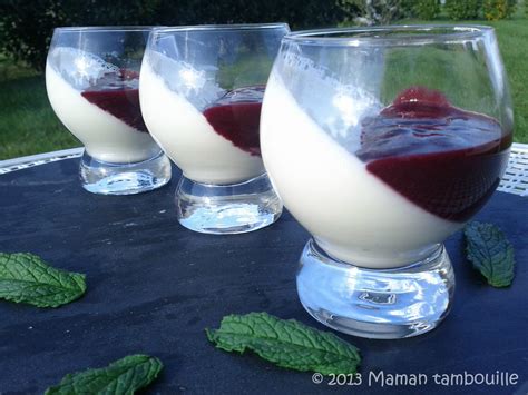 Panna Cotta Coulis De Fruits Rouges Maman Tambouille