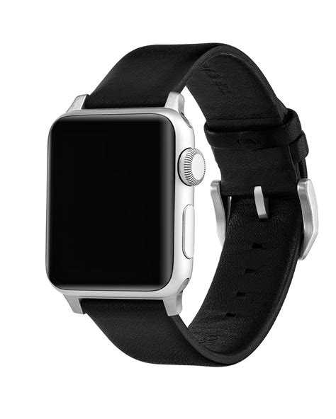 Apple Watch Leather Band - Silver Hardware 41mm | Vincero Collective