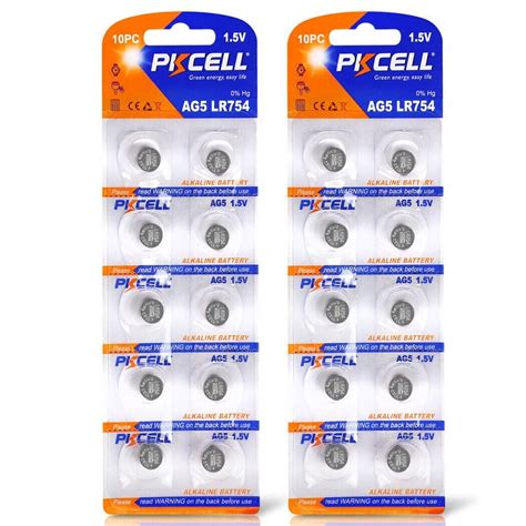 Pkcell Ag A Lr Lr Button Cell Coin Alkaline Battery Pack