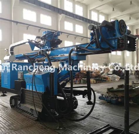 150m Deep Hydraulic DTH Rock Borehole Water Well Drill Rig Anchoring