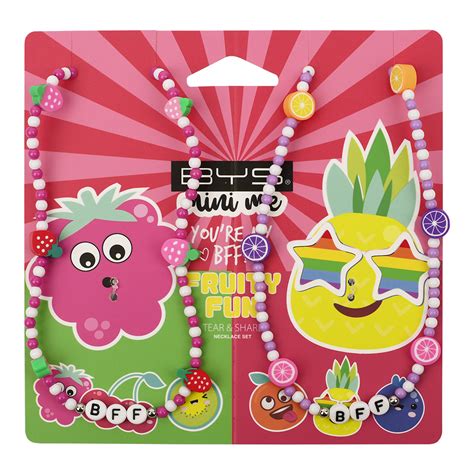 Bys Mini Me Fruity Fun Tear And Share Necklaces Bys Cosmetics