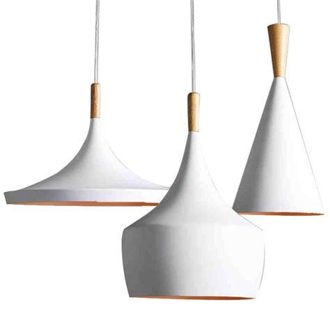 Kit Pendentes Tom Dixon Madeira Branco Cobre Submarino