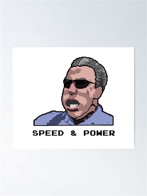 Jeremy Clarkson Speed Pixel Art Poster By Svaiga Redbubble