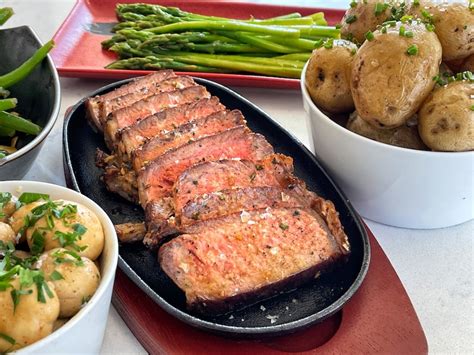 How To Cook A Steak Cast Iron Steak Recipe With Garlic Herb Butter