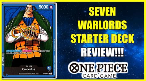 BLUE DOES WHAT Seven Warlords Of The Sea DECK REVIEW ONE PIECE CARD