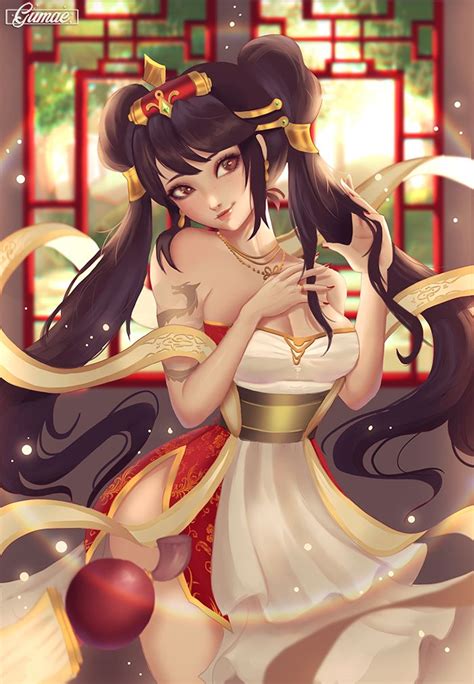 Elegant Guqin Sona Skin