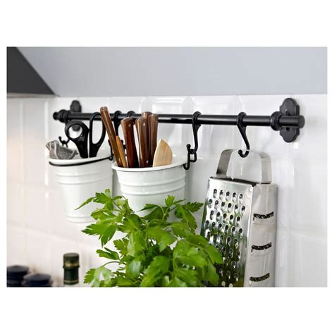 Set Of Ikea Fintorp Rail 5 Rail Hooks The Fintorp Series Puts Your Walls To Work And Frees Up