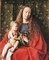 The Madonna With Canon Van Der Paele Detail 2 1436 Jan Van Eyck