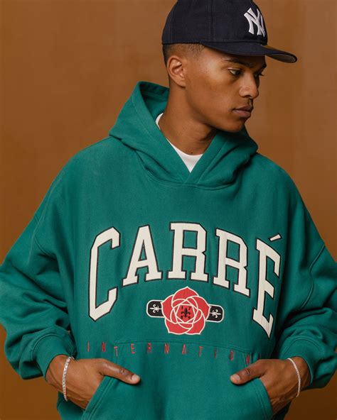 Carre Rose International Oversized Hoodie Dark Teal Culture Kings Us