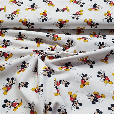 Tela Algodón Disney Mickey Mouse Comprar telas Textil Siles