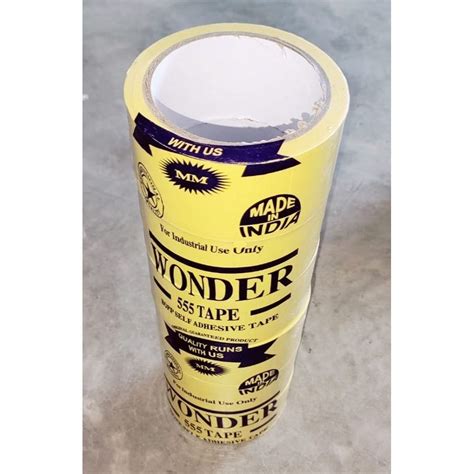 Wonder 555 Yellow Self Adhesive BOPP Tape At Rs 290 Roll In Pune ID