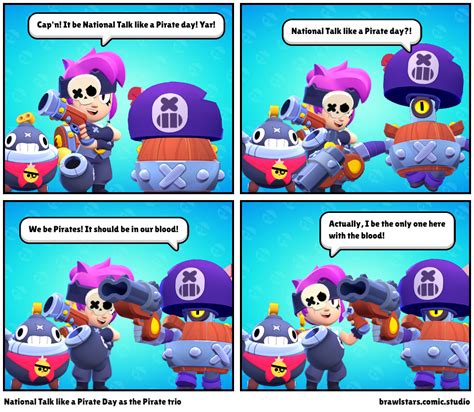 National Talk Like A Pirate Day As The Pirate Trio Comic Studio