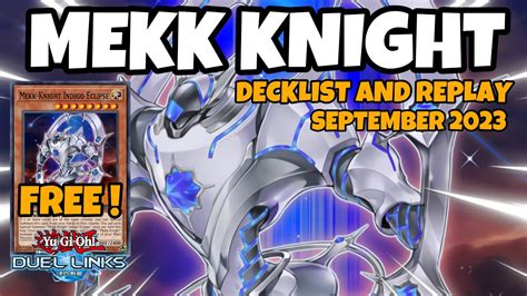 Post Ban Mekk Knight Duel Links September Ranked Duel Replay