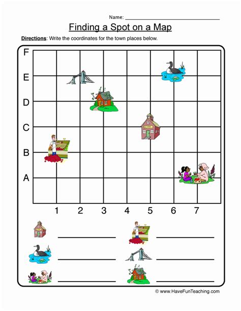 Tutorial 30 Effectively Coordinate Grid Map Worksheets – Simple Template Design