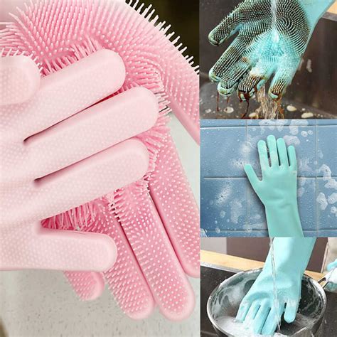 Silicone Kitchen Cabin Washing Gloves Sku A Trade Adamanta Eu