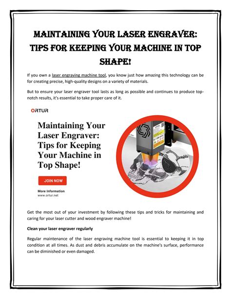 Maintaining Your Laser Engraver: Tips for Keeping Your Machine in Top ...