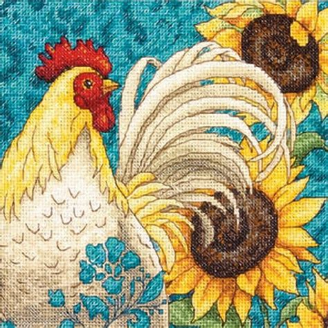 Cross Stitch Rooster Patterns Free Patterns